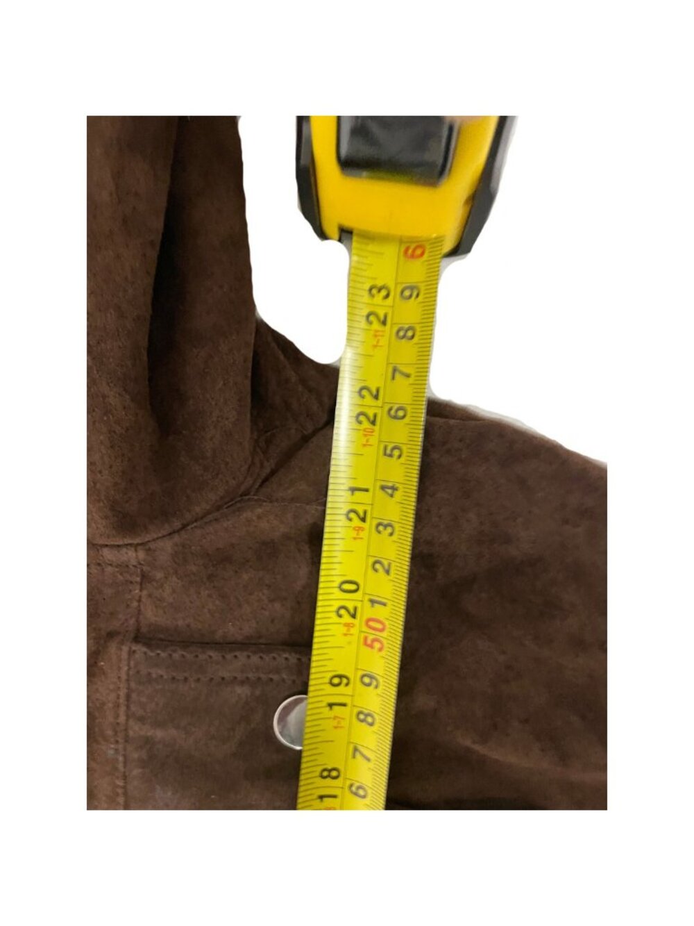 Zara Womens Leather Suede Bomber Jacket Coat Large L Brown 3046/258 NWT - Picture 13 of 15